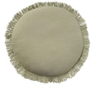 Mina Victory -  Sofia Solid 20"x20" Round Indoor Thro Green